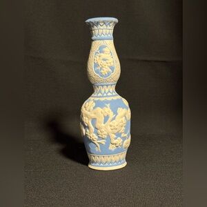 Blue and White Decorative Vase